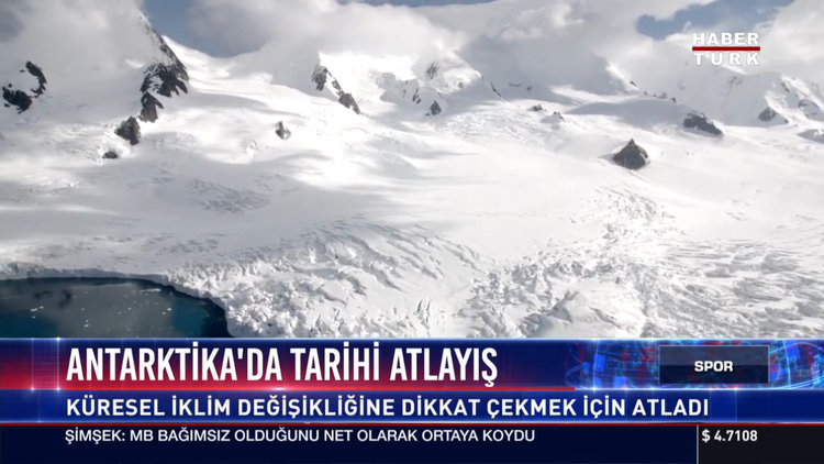 Antarktika'da tarihi atlayış