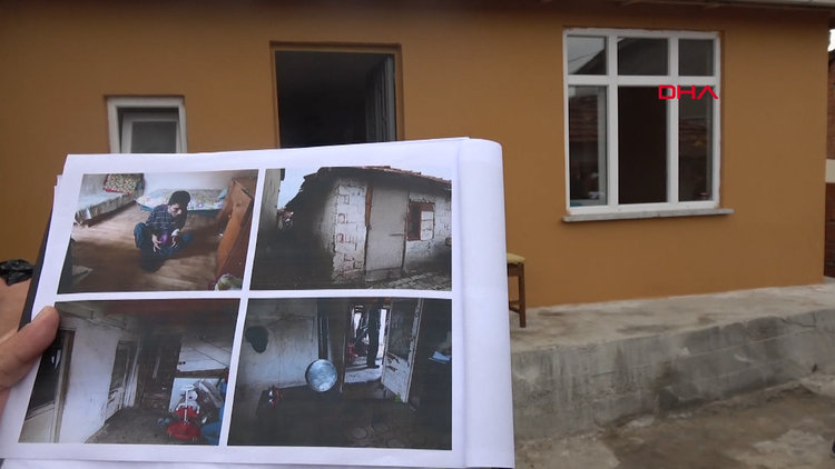 Barakada yaşayan 6 kişilik Kalanbank ailesine yeni ev