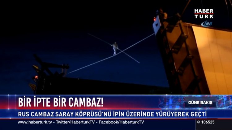 Bir ipte bir cambaz!