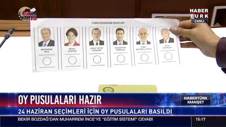 Oy pusulaları hazır