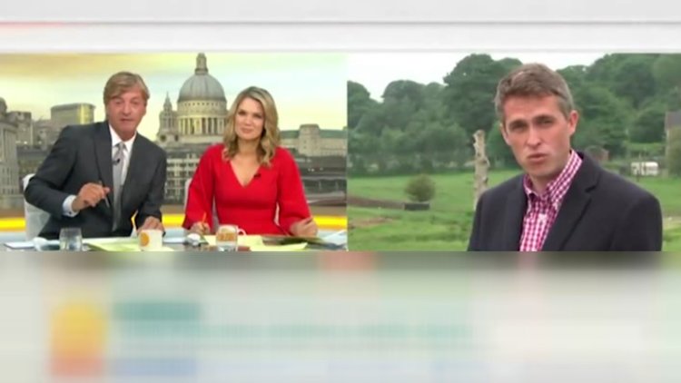 İngiltere bunu konuşuyor: Sunucu, Savunma Bakanı'nı canlı yayından aldı