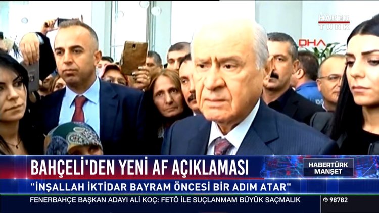 Bahçeli'den yeni af açıklaması