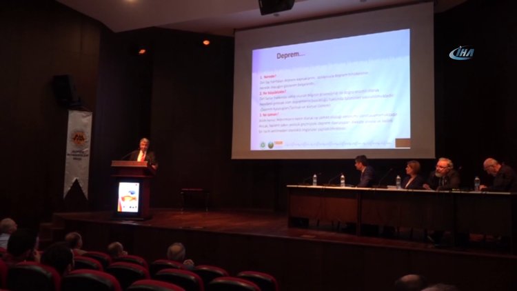 Prof. Dr. Şerif Barış: "Söylenildiği gibi Marmara'da 30 yıl içerisinde kesinlikle yeniden büyük bir deprem olacak sözü doğru değil"