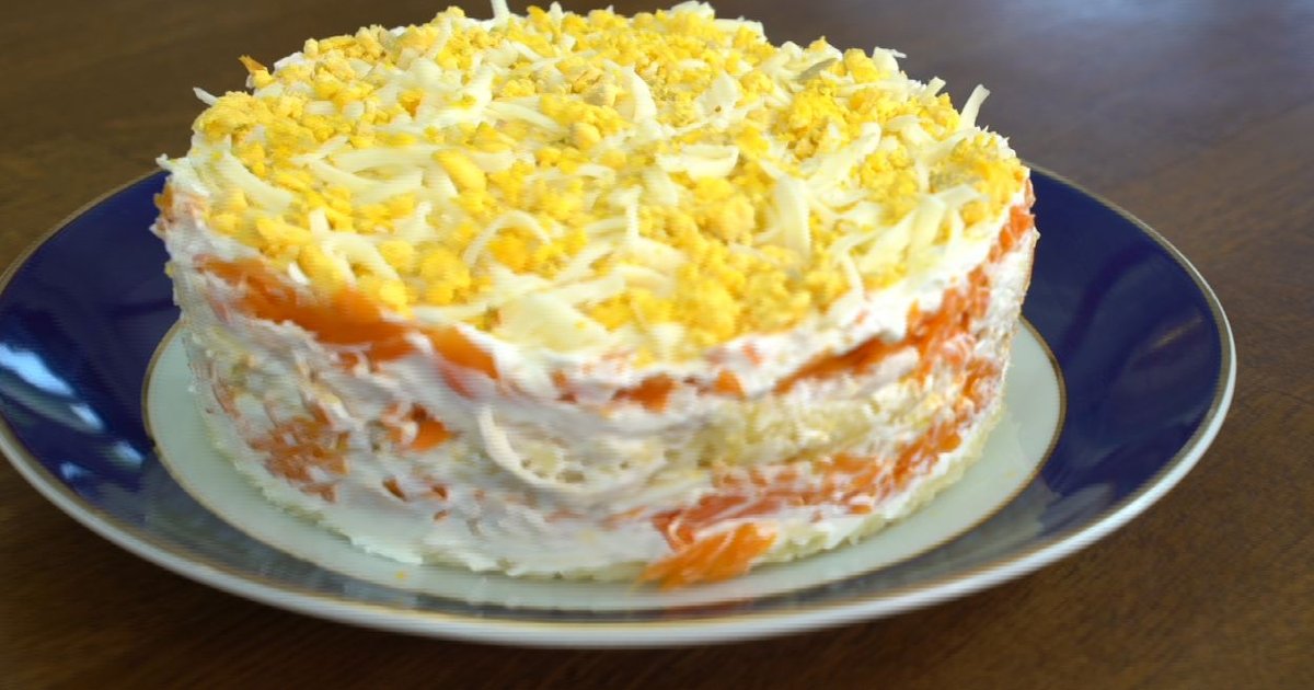 Lezzetli Mimosa salatası, yemek tarifi Lezzetli Mimosa salatası, yemek tarifi