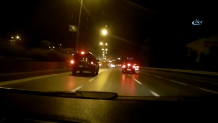 İstanbul’da makas kazası kamerada