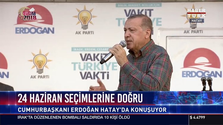 Cumhurbaşkanı Erdoğan: Hatay bize Gazi Mustafa Kemal'in emanetidir