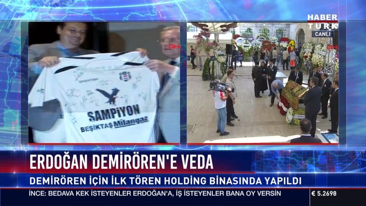 Erdoğan Demirören'e veda