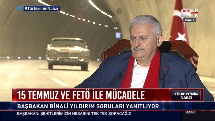 Başbakan Yıldırım Habertürk TV ve Bloomberg HT ortak yayında