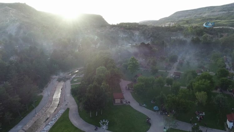 Görenler orman yanıyor sandı