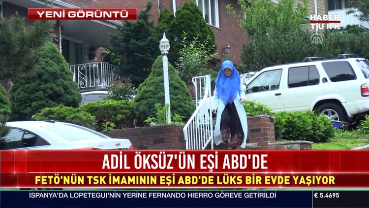 Adil Öksüz'ün eşi ABD'de