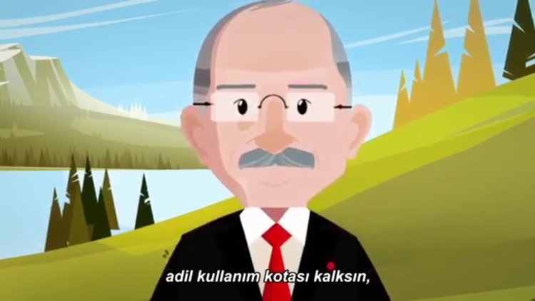 CHP'den çok konuşulacak animasyon