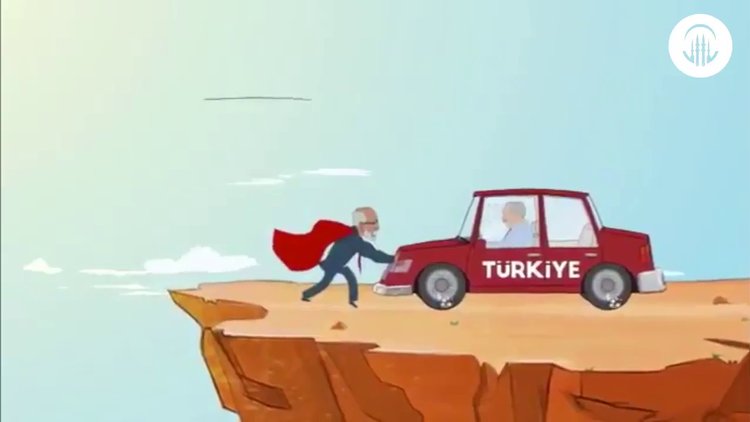 Saadet Partisi'nden seçim animasyonu