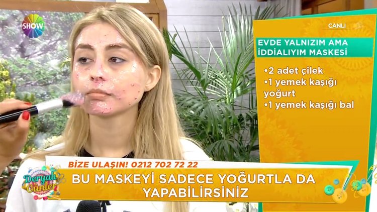 Nilgün Bodur'dan "Evde yalnızım ama iddialıyım maskesi" yapımı!