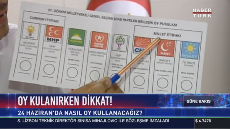 Oy kullanırken dikkat