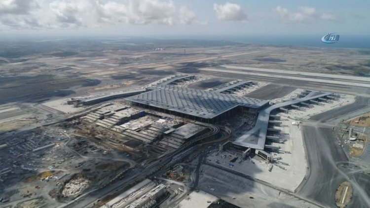 3. Havalimanı tarihi sefer öncesi havadan görüntülendi
