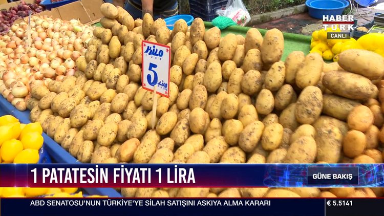 1 patatesin fiyatı 1 Lira