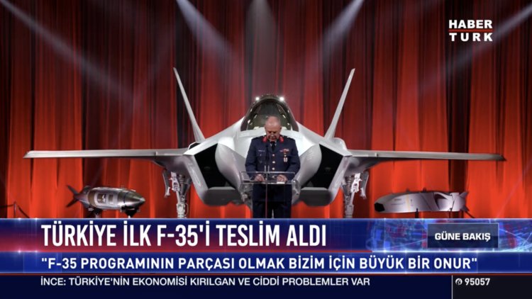 İlk F-35 teslim alındı