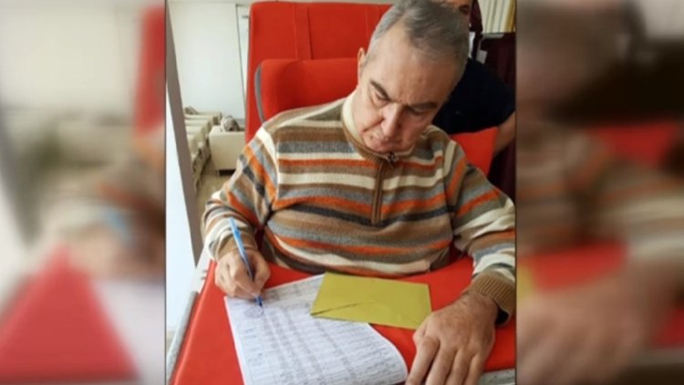 Deniz Baykal seyyar sandıkta oy kullandı
