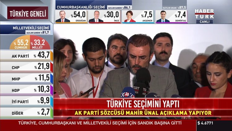 Mahir Ünal açıklamalarda bulundu