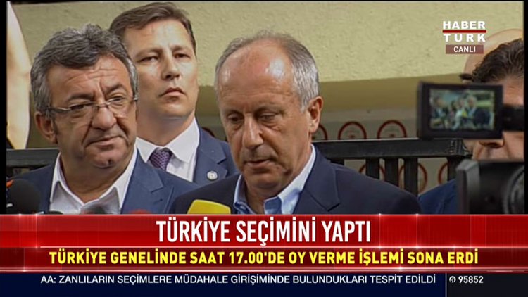 İnce, YSK&#039;nın önünde açıklama yaptı