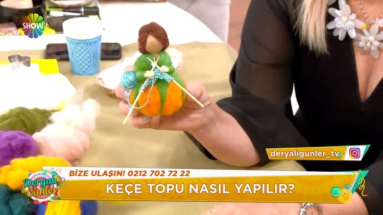 Keçeden balkabağı kızı!