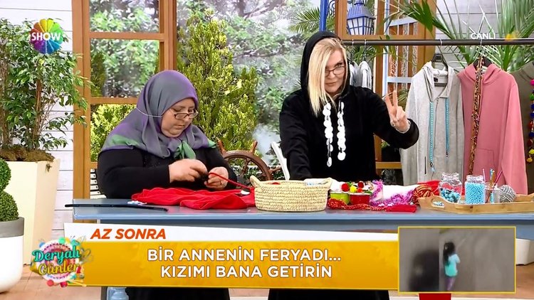 Derya Baykal'dan sweatshirt süsleme!