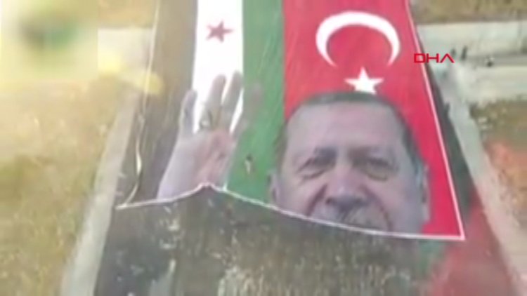 ÖSO&#039;dan Erdoğan&#039;a dev posterle tebrik