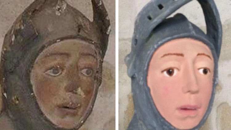 İspanya&#039;da restorasyon faciası: Aziz George, çizgi film karakterine benzedi