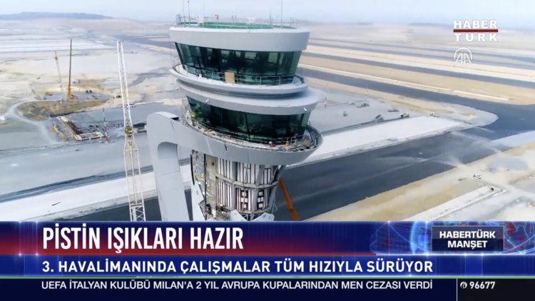 Pistin ışıkları hazır