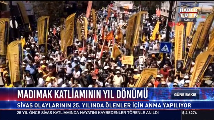 Sivas olaylarının 25. yılında ölenler için anma yapılıyor