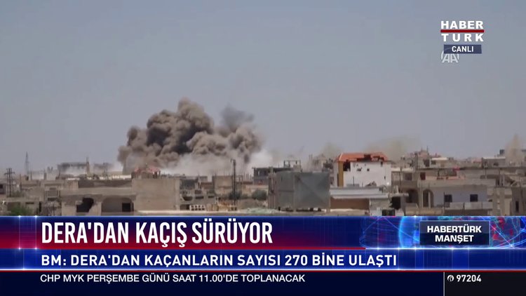 Dera'dan kaçış sürüyor
