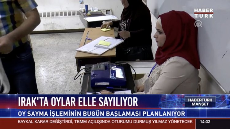 Irak'ta oylar elle sayılıyor