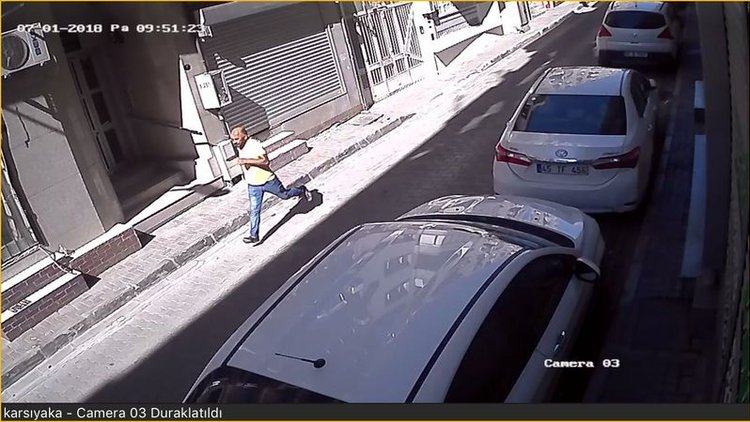 Önce taciz etti, sonra kaçtı! Çocuk tacizcisi kameralara yakalandı