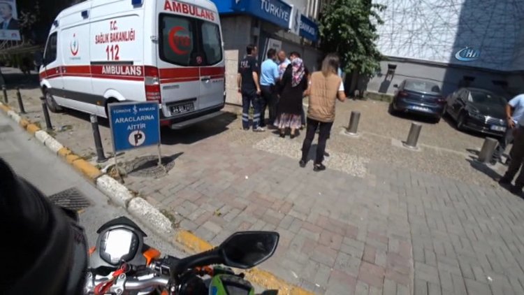 Kabataş'ta sarhoş şahsa taksiciden şok tepki