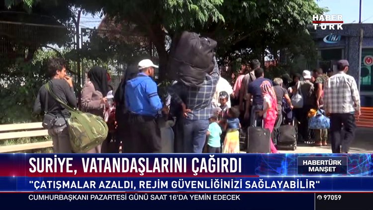 Suriye,vatandaşlarını çağırdı