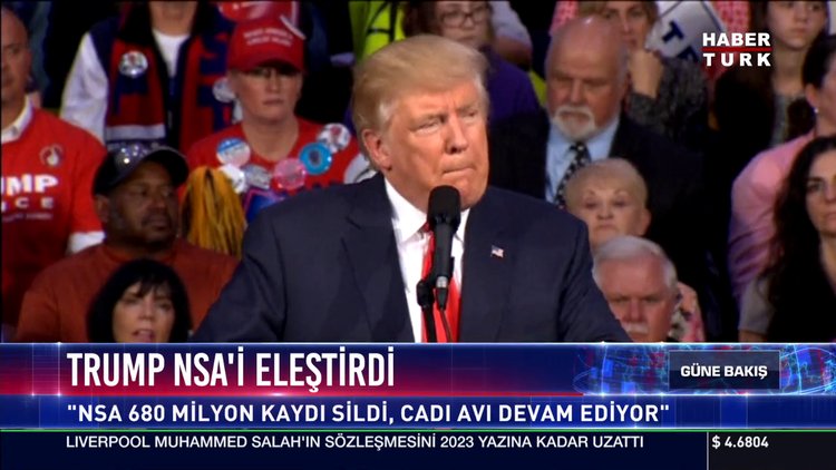 Trump NSA'i eleştirdi