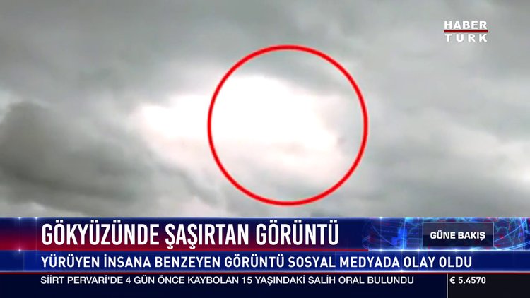 Gökyüzünde şaşırtan görüntü