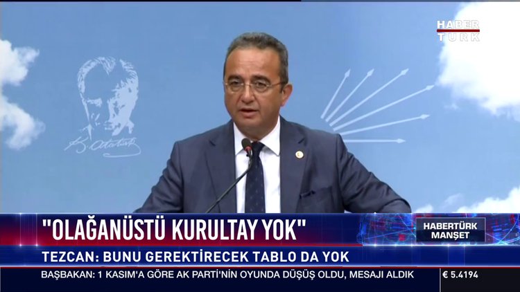 "Olağanüstü kurultay yok"