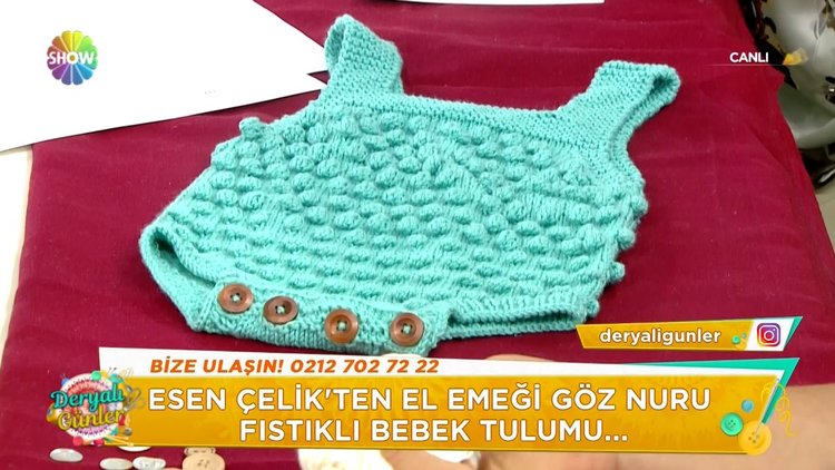 Fıstıklı Bebek Tulum Yapımı