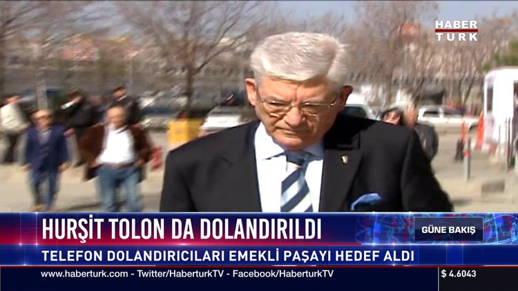 Hurşit Tolon da dolandırıldı