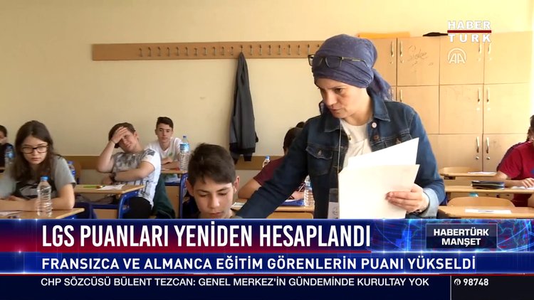 LGS puanları yeniden hesaplandı