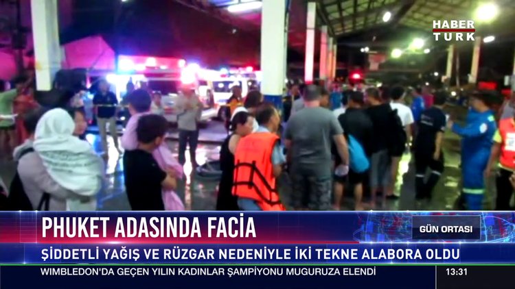 Phuket adasında facia