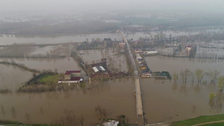 Taşkınları bitirecek proje! Kanal Edirne&#039;de sona gelindi...