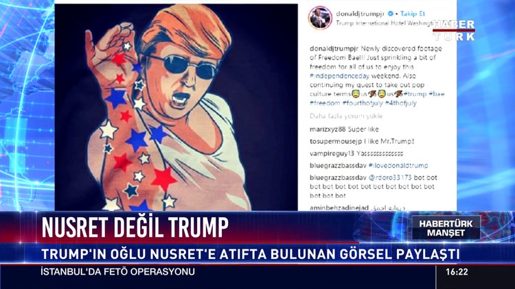Nusret değil Trump
