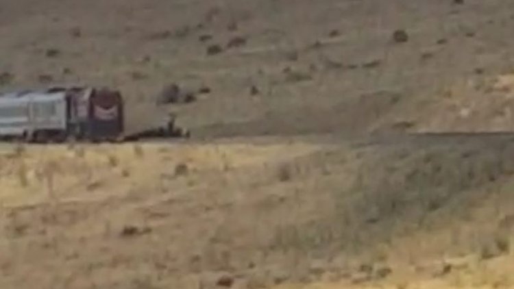 Trenin altında almaktan saniyelerle kurtuldular