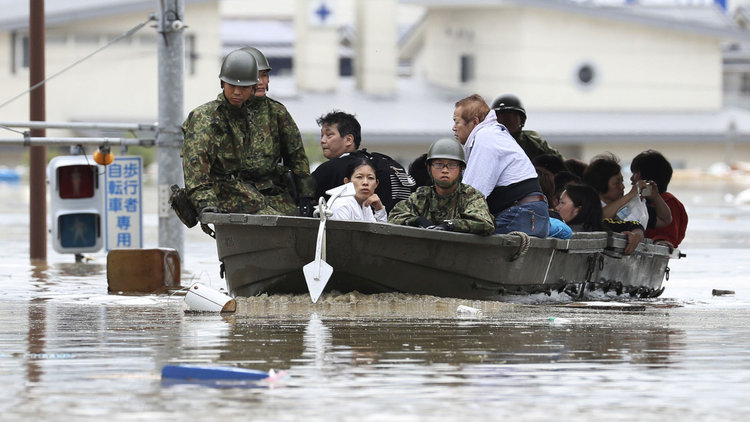 Japonya&#039;da sel felaketi: En az 38 ölü, 50 kayıp