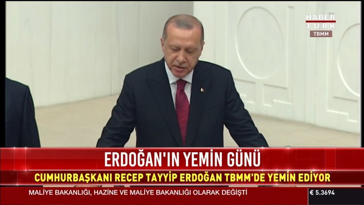 Erdoğan'ın yemin günü