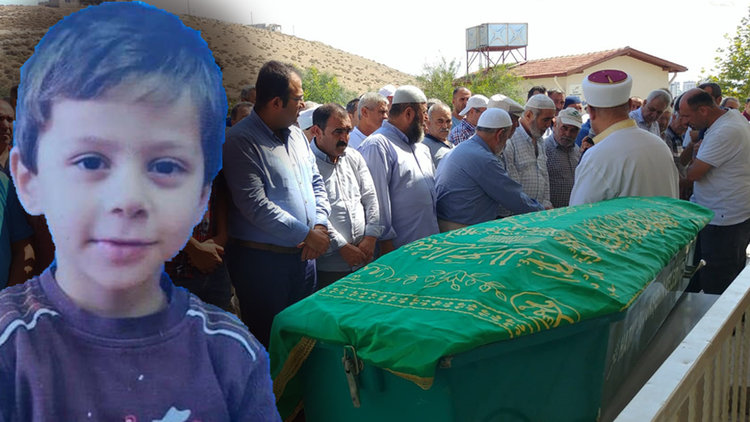 Hatay&#039;da kaybolan 6 yaşındaki Ufuk son yolculuğuna uğurlandı