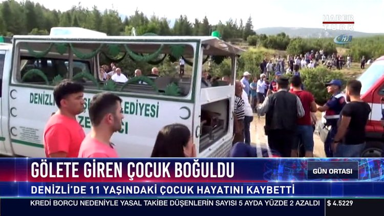 Gölete giren çocuk boğuldu