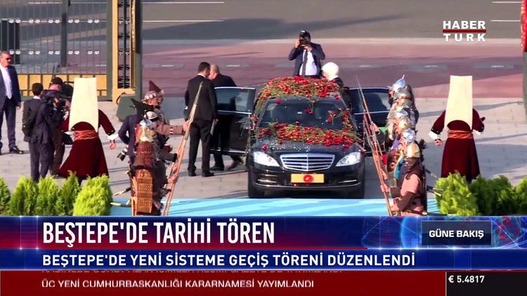 Beştepe'de tarihi tören